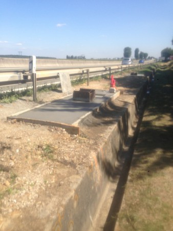 Chantier tronçon Radars A15